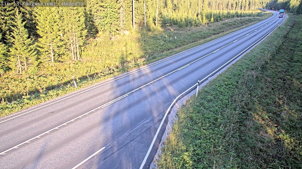 Weather Camera Image Road 13 Kangasniemi, Häppälä, Kangasniemi, Etelä-Savo