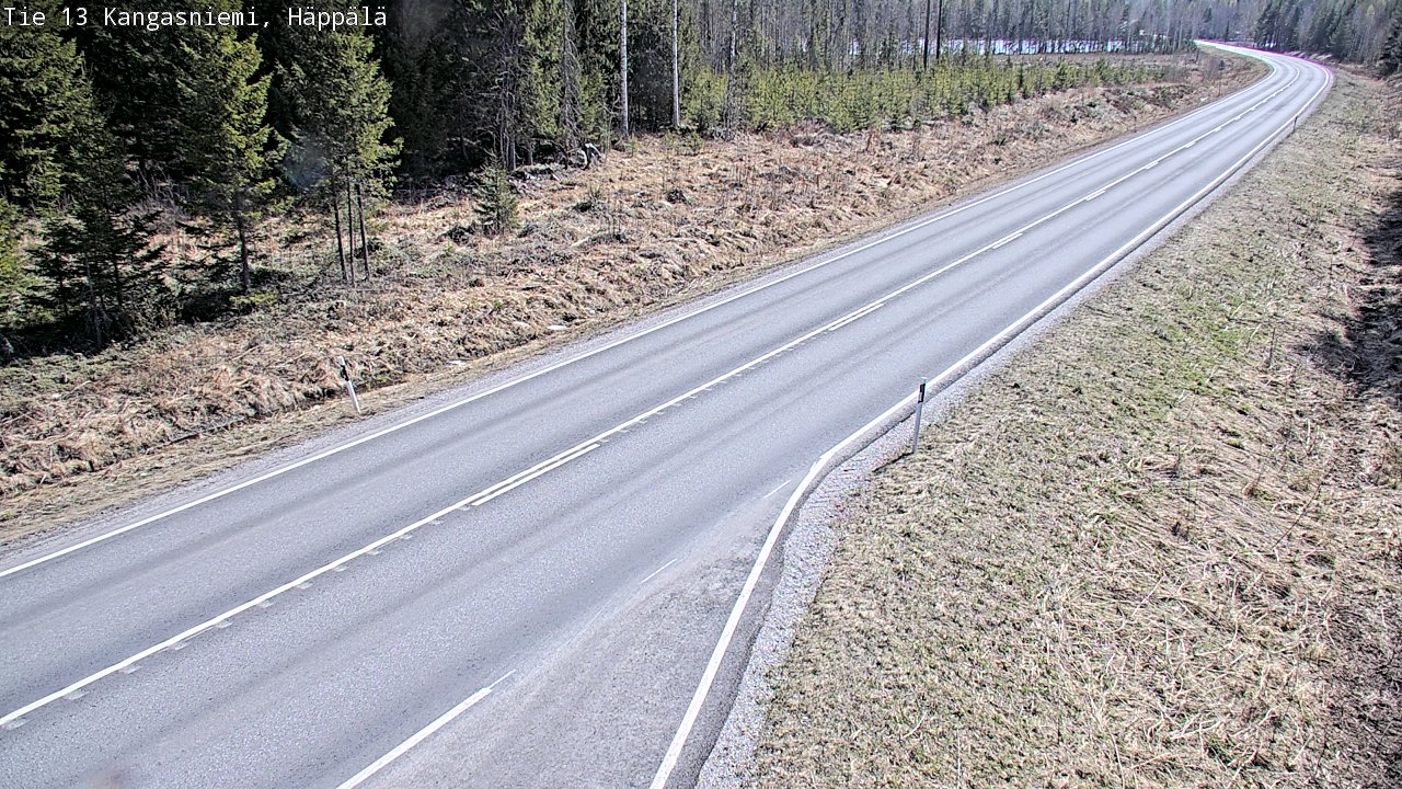 Weather Camera Image Road 13 Kangasniemi, Häppälä, Kangasniemi, Etelä-Savo
