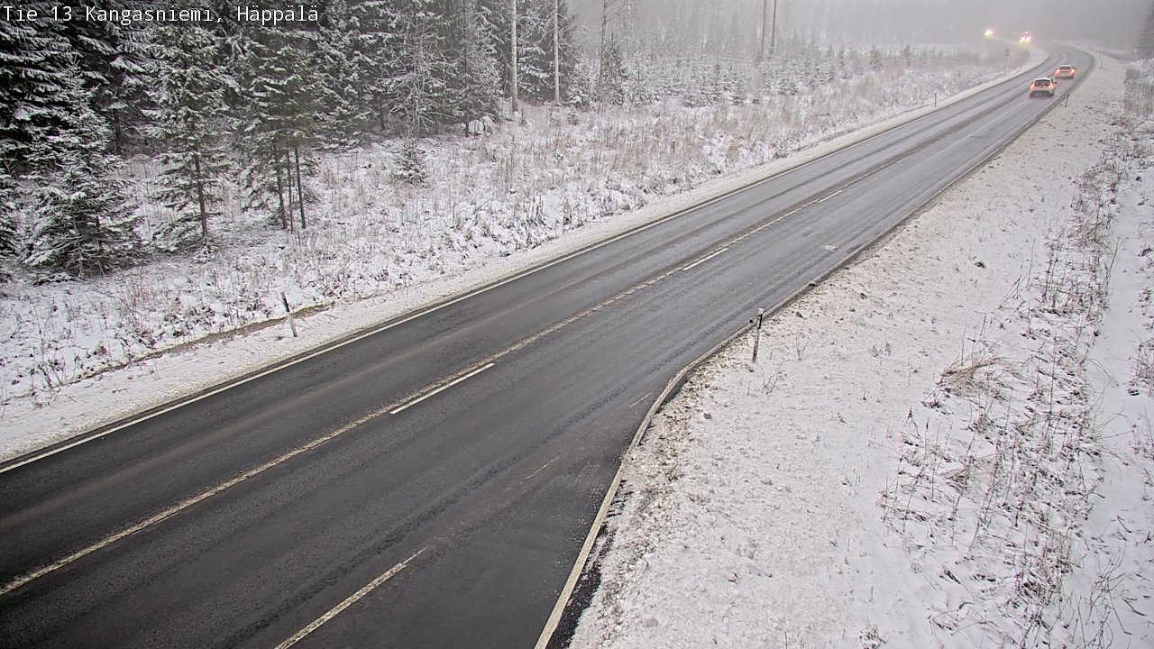 Weather Camera Image Väg 13 Kangasniemi, Häppälä, Kangasniemi, Etelä-Savo
