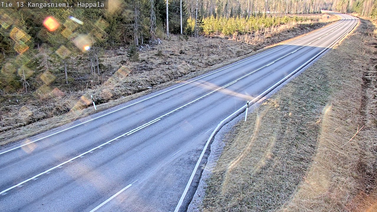 Weather Camera Image Road 13 Kangasniemi, Häppälä, Kangasniemi, Etelä-Savo