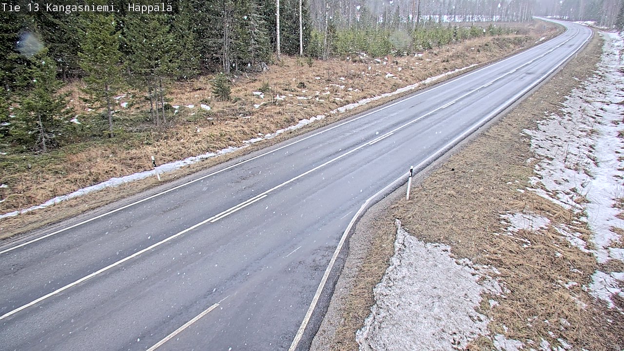 Weather Camera Image Road 13 Kangasniemi, Häppälä, Kangasniemi, Etelä-Savo