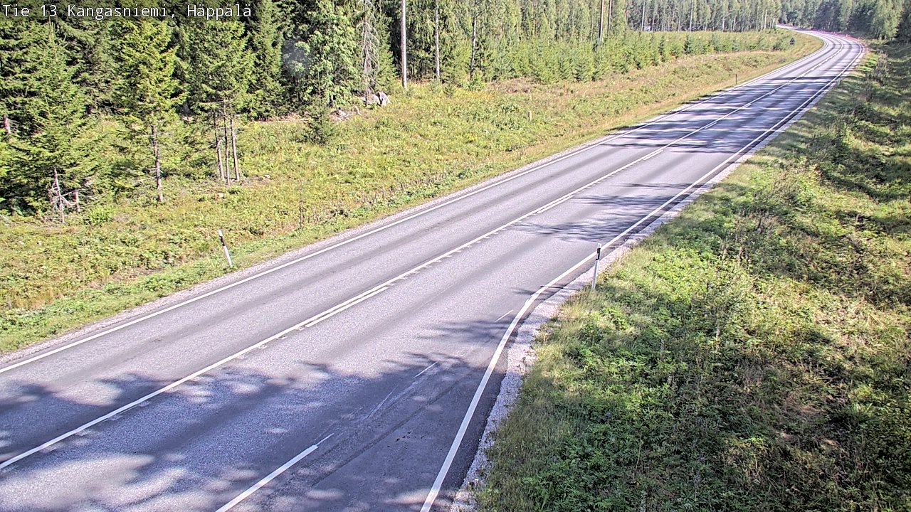 Weather Camera Image Road 13 Kangasniemi, Häppälä, Kangasniemi, Etelä-Savo