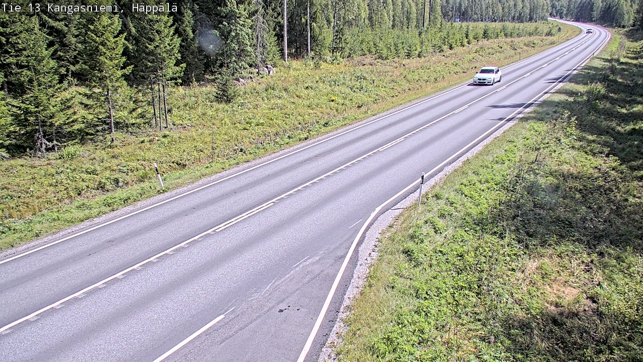Weather Camera Image Road 13 Kangasniemi, Häppälä, Kangasniemi, Etelä-Savo
