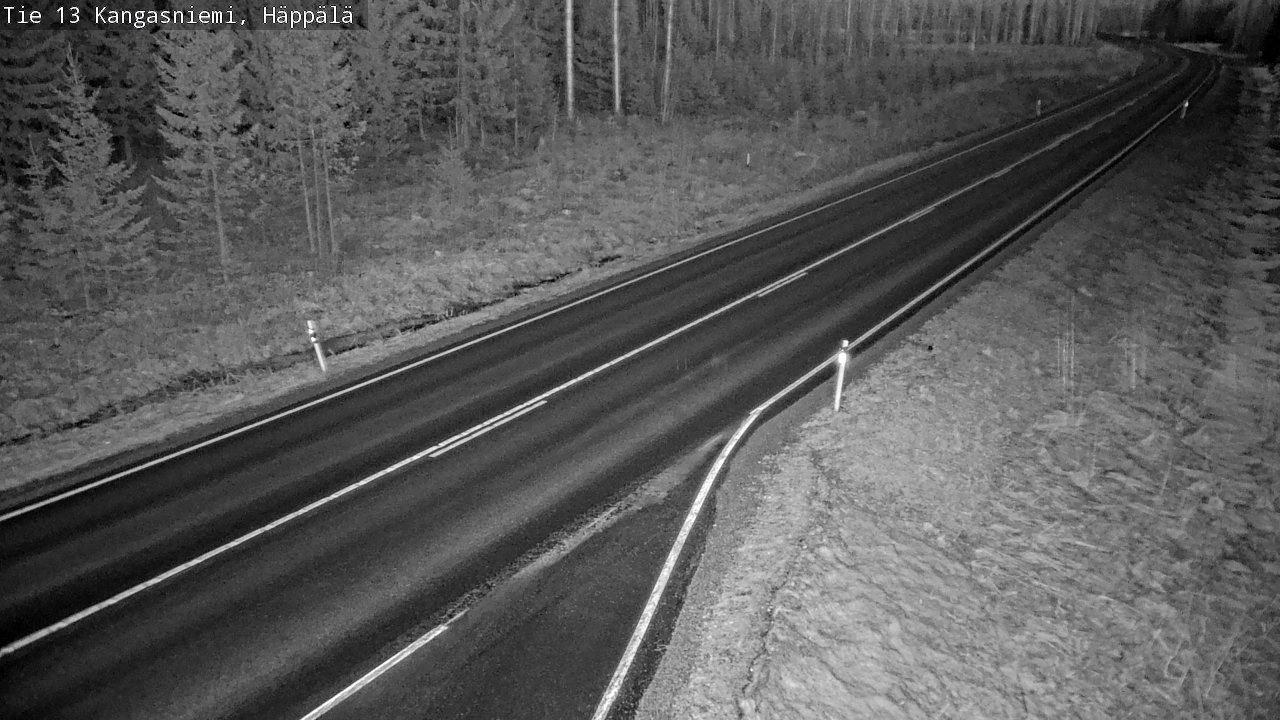 Weather Camera Image Road 13 Kangasniemi, Häppälä, Kangasniemi, Etelä-Savo