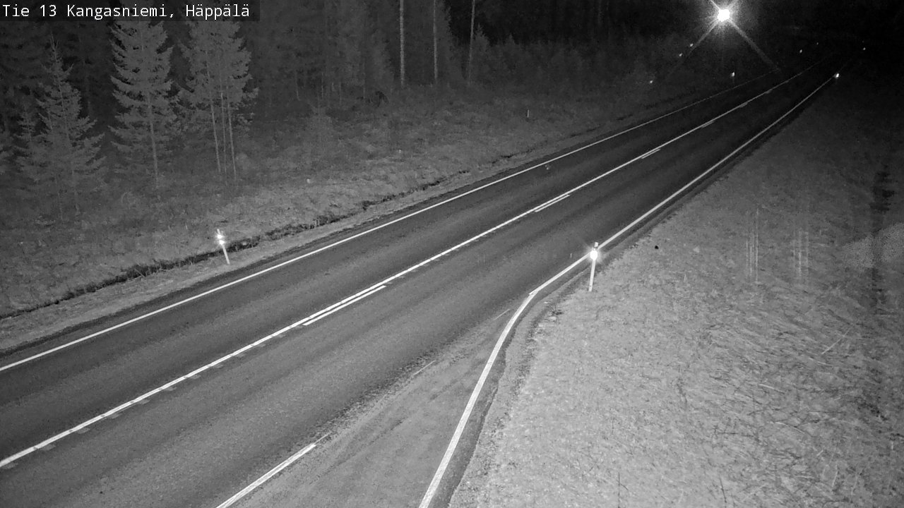 Weather Camera Image Väg 13 Kangasniemi, Häppälä, Kangasniemi, Etelä-Savo