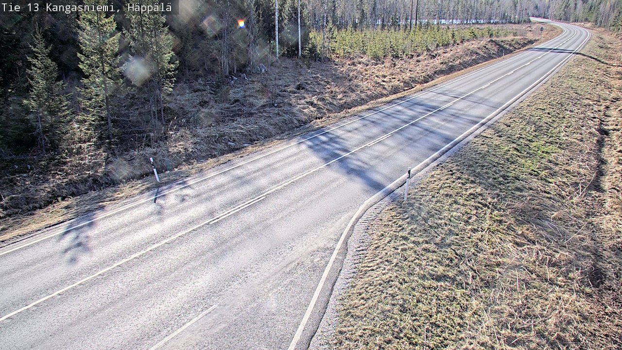 Weather Camera Image Road 13 Kangasniemi, Häppälä, Kangasniemi, Etelä-Savo