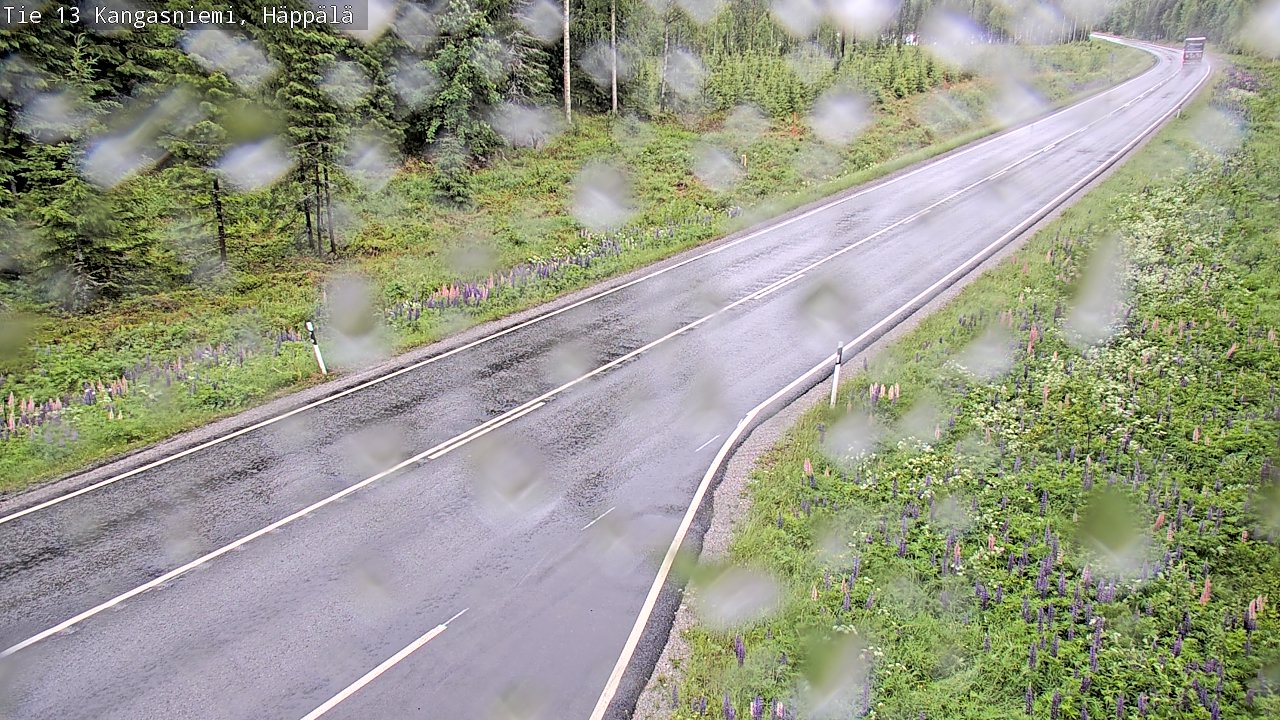 Weather Camera Image Väg 13 Kangasniemi, Häppälä, Kangasniemi, Etelä-Savo