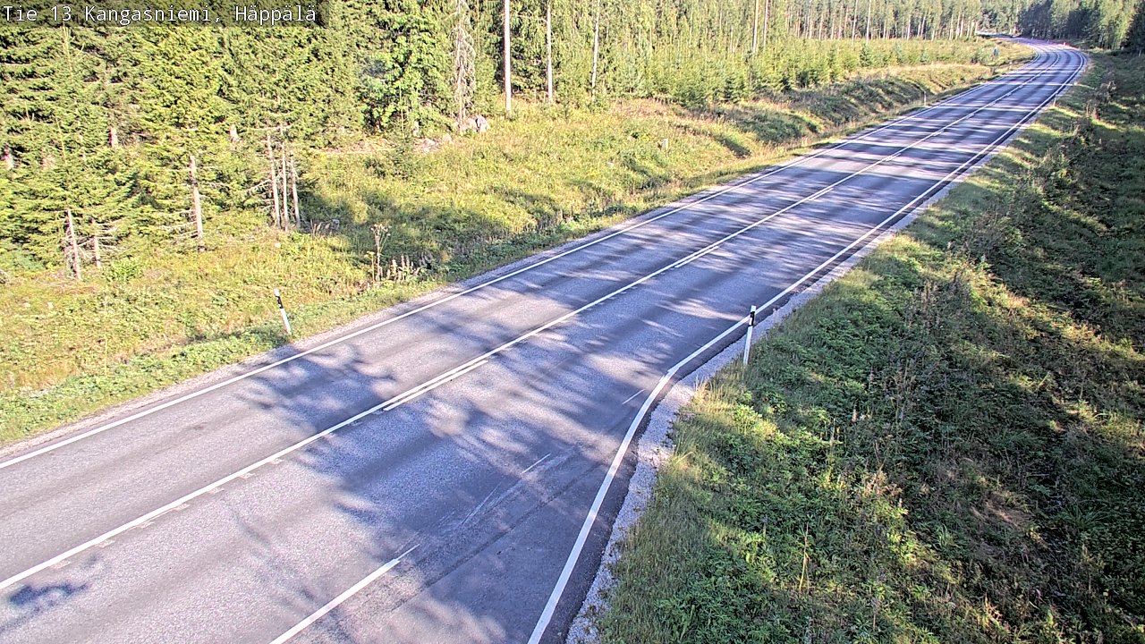Weather Camera Image Road 13 Kangasniemi, Häppälä, Kangasniemi, Etelä-Savo