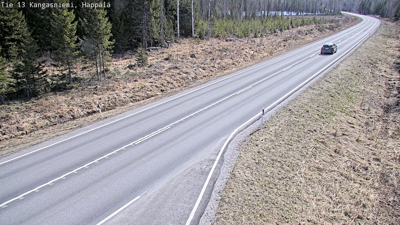 Weather Camera Image Väg 13 Kangasniemi, Häppälä, Kangasniemi, Etelä-Savo