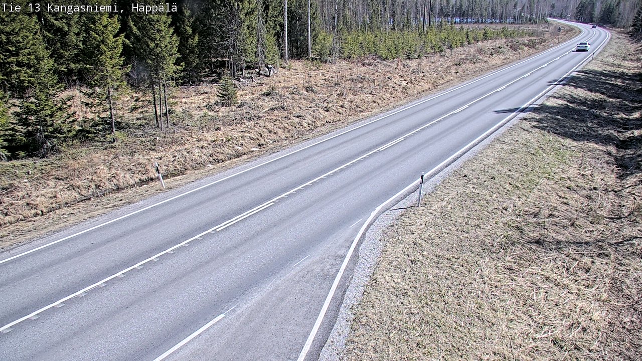 Weather Camera Image Väg 13 Kangasniemi, Häppälä, Kangasniemi, Etelä-Savo