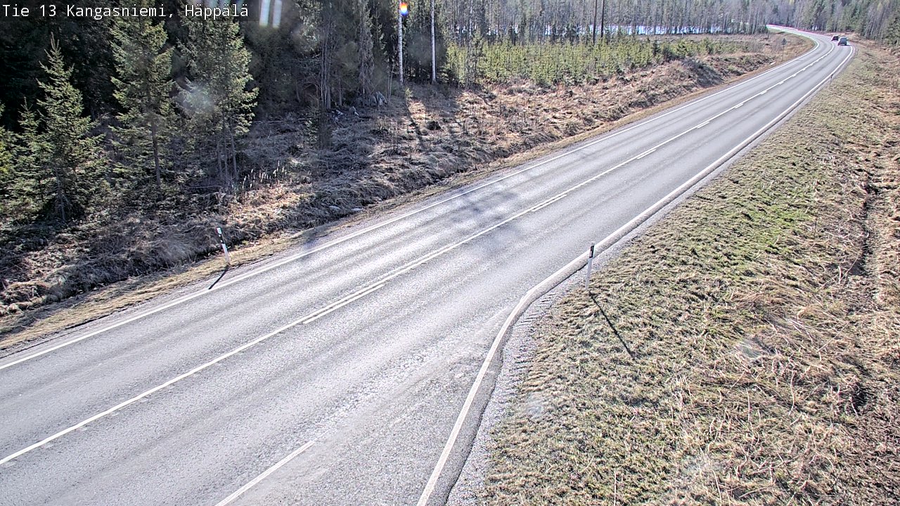 Weather Camera Image Road 13 Kangasniemi, Häppälä, Kangasniemi, Etelä-Savo