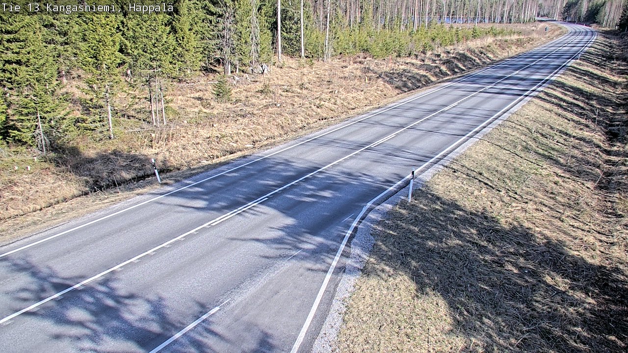 Weather Camera Image Väg 13 Kangasniemi, Häppälä, Kangasniemi, Etelä-Savo