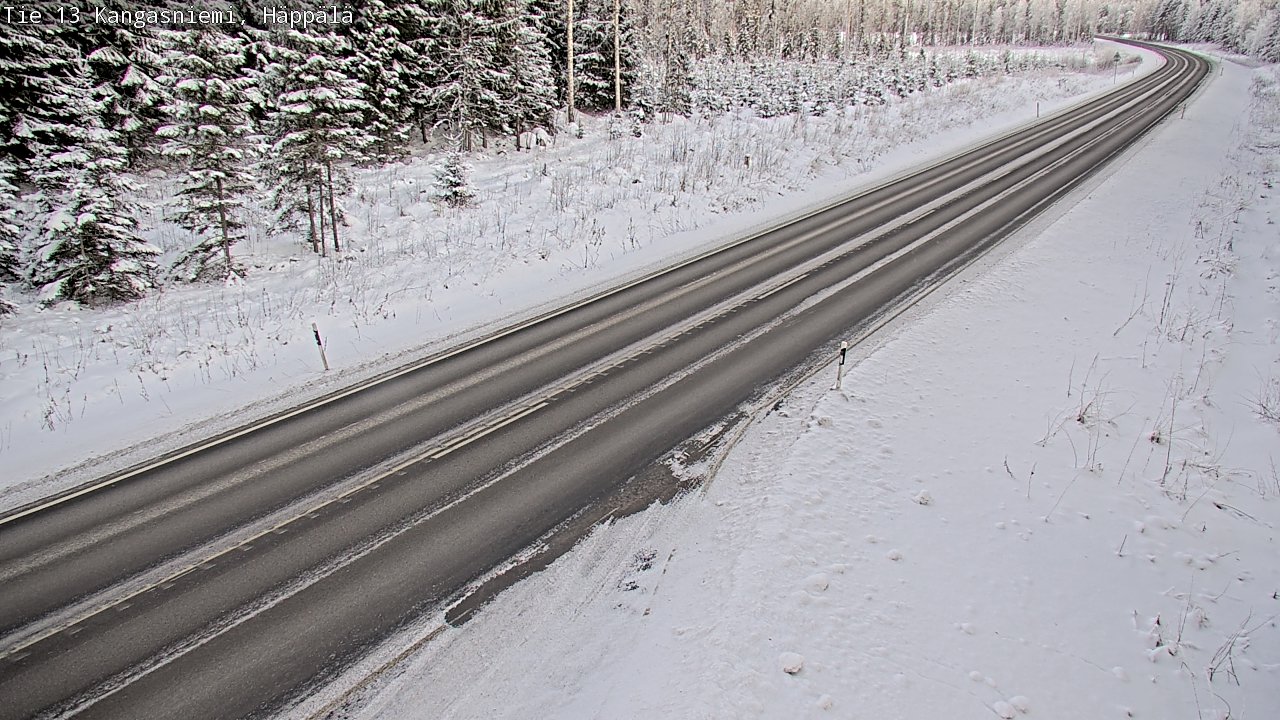 Weather Camera Image Väg 13 Kangasniemi, Häppälä, Kangasniemi, Etelä-Savo