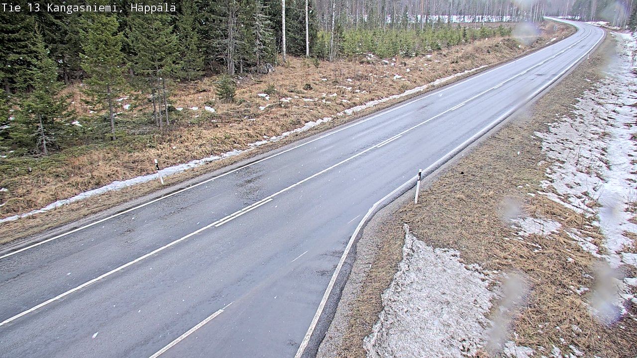 Weather Camera Image Road 13 Kangasniemi, Häppälä, Kangasniemi, Etelä-Savo