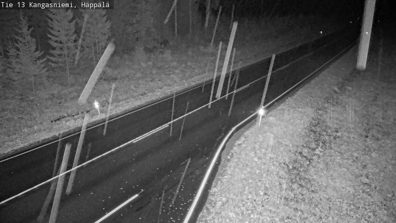 Weather Camera Image Road 13 Kangasniemi, Häppälä, Kangasniemi, Etelä-Savo