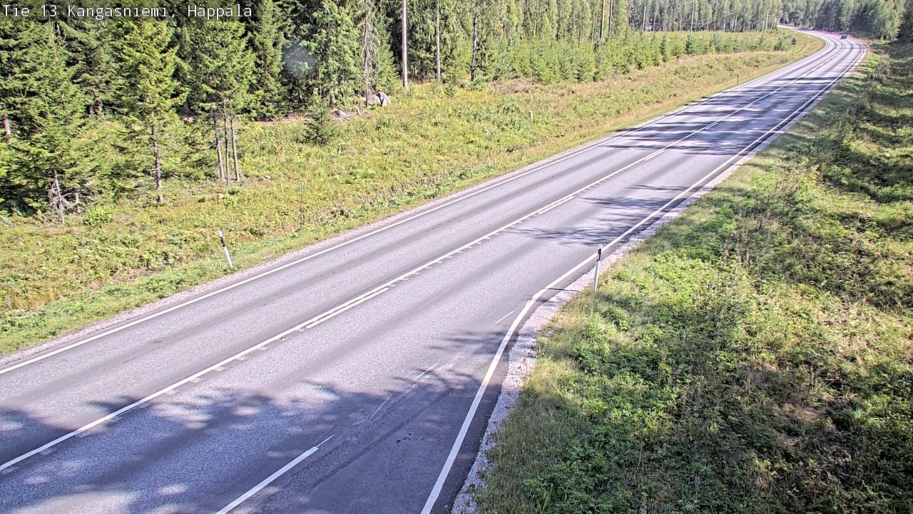 Weather Camera Image Road 13 Kangasniemi, Häppälä, Kangasniemi, Etelä-Savo