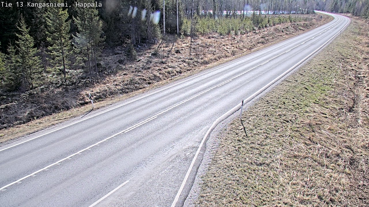 Weather Camera Image Road 13 Kangasniemi, Häppälä, Kangasniemi, Etelä-Savo