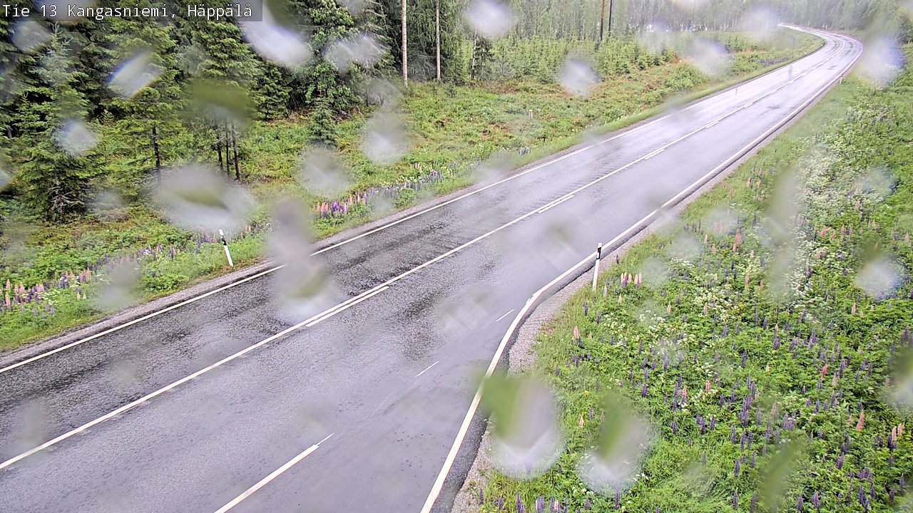 Weather Camera Image Väg 13 Kangasniemi, Häppälä, Kangasniemi, Etelä-Savo