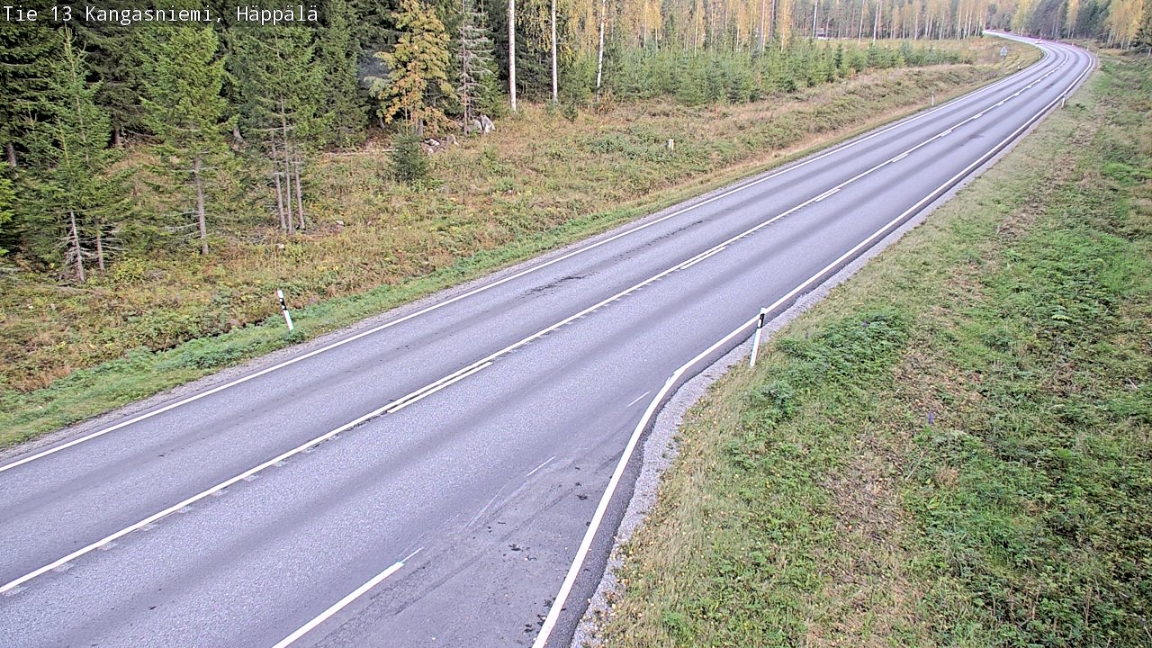 Kelikamerat Kuva Tie 13 Kangasniemi, Häppälä, Kangasniemi, Etelä-Savo