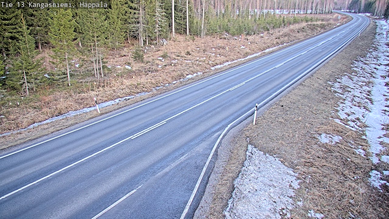 Weather Camera Image Road 13 Kangasniemi, Häppälä, Kangasniemi, Etelä-Savo