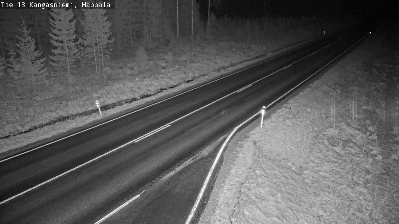 Weather Camera Image Road 13 Kangasniemi, Häppälä, Kangasniemi, Etelä-Savo