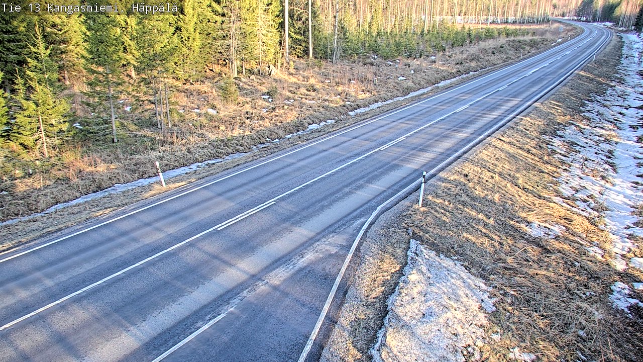 Weather Camera Image Road 13 Kangasniemi, Häppälä, Kangasniemi, Etelä-Savo