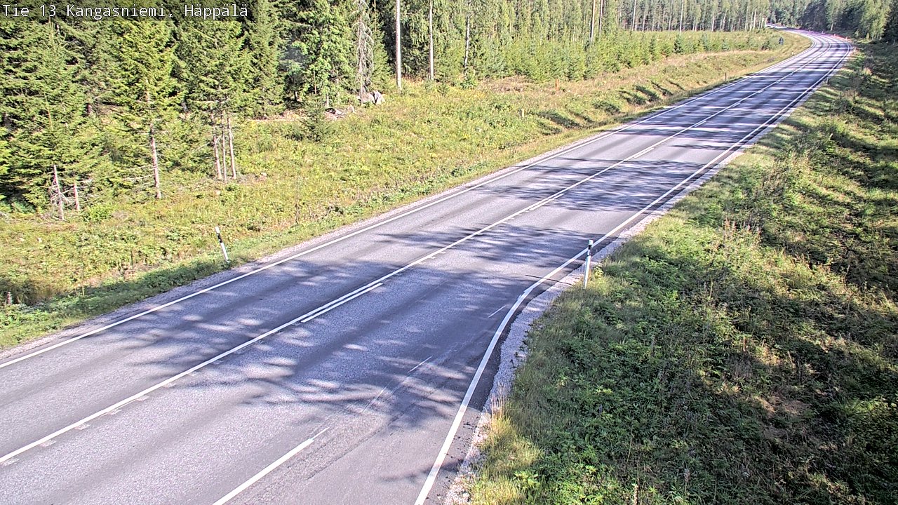 Weather Camera Image Road 13 Kangasniemi, Häppälä, Kangasniemi, Etelä-Savo