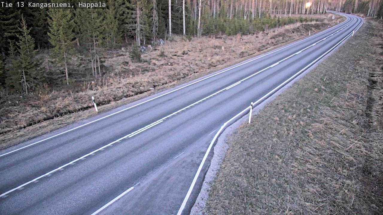 Weather Camera Image Väg 13 Kangasniemi, Häppälä, Kangasniemi, Etelä-Savo