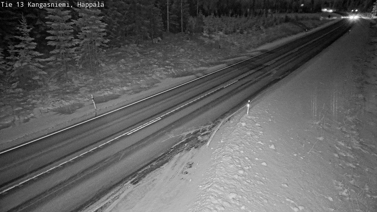 Weather Camera Image Väg 13 Kangasniemi, Häppälä, Kangasniemi, Etelä-Savo