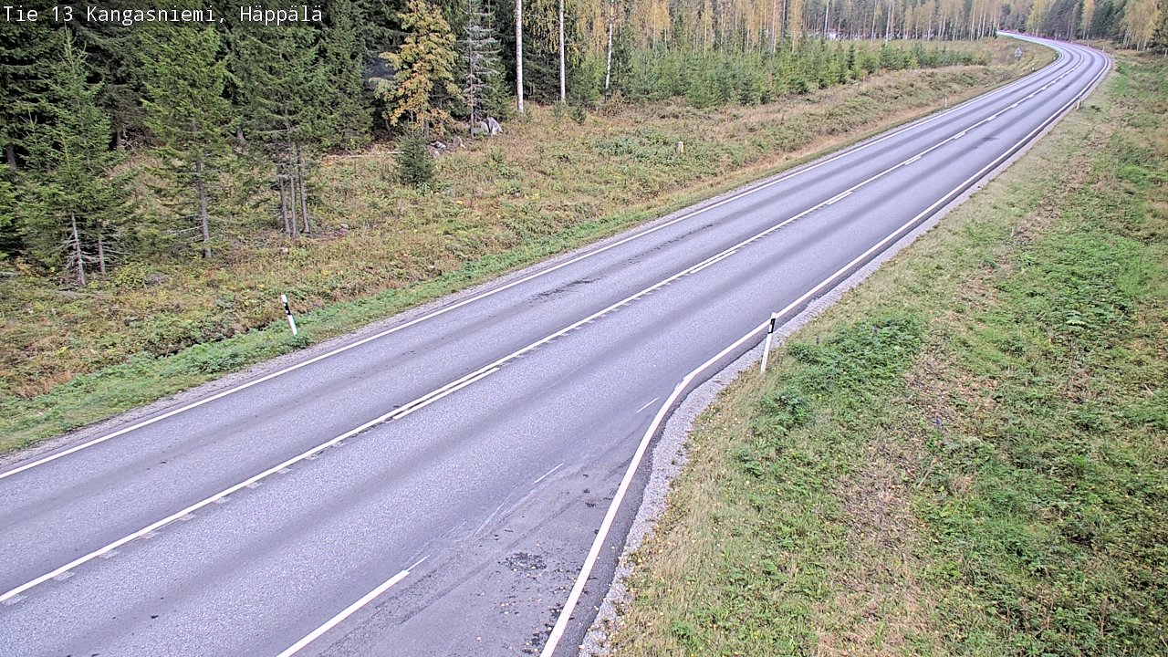 Kelikamerat Kuva Tie 13 Kangasniemi, Häppälä, Kangasniemi, Etelä-Savo