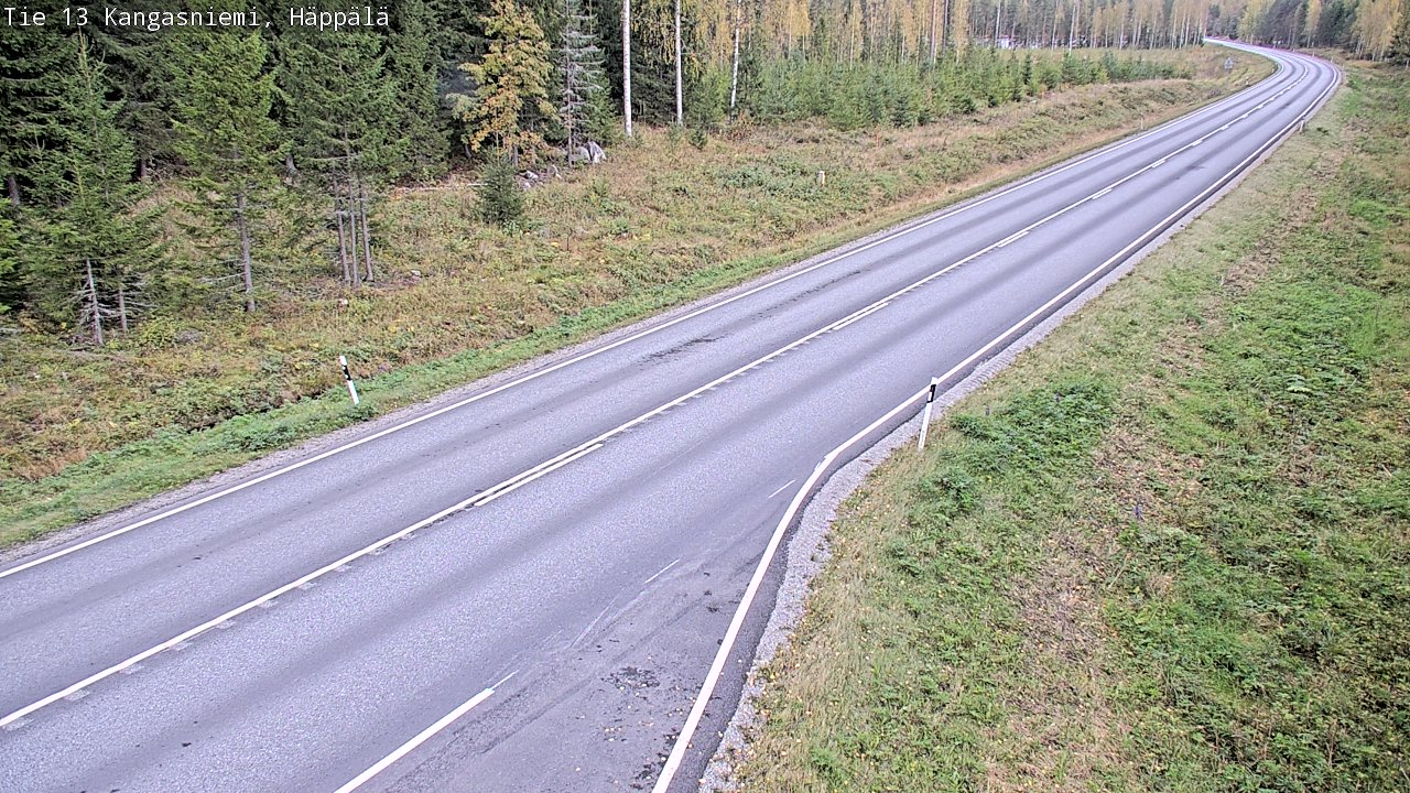Kelikamerat Kuva Tie 13 Kangasniemi, Häppälä, Kangasniemi, Etelä-Savo