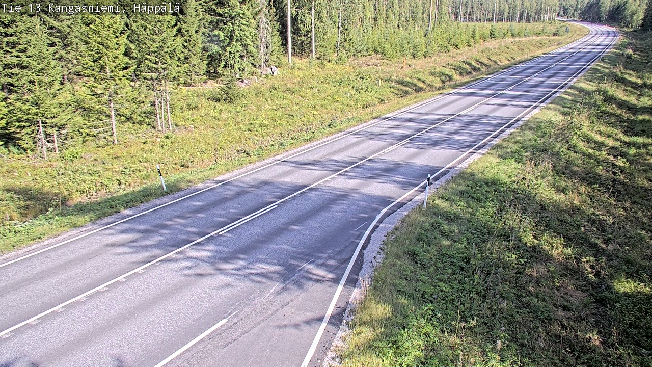 Weather Camera Image Road 13 Kangasniemi, Häppälä, Kangasniemi, Etelä-Savo