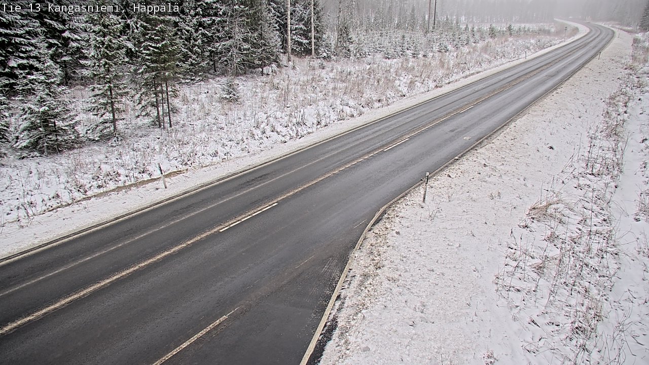 Weather Camera Image Väg 13 Kangasniemi, Häppälä, Kangasniemi, Etelä-Savo