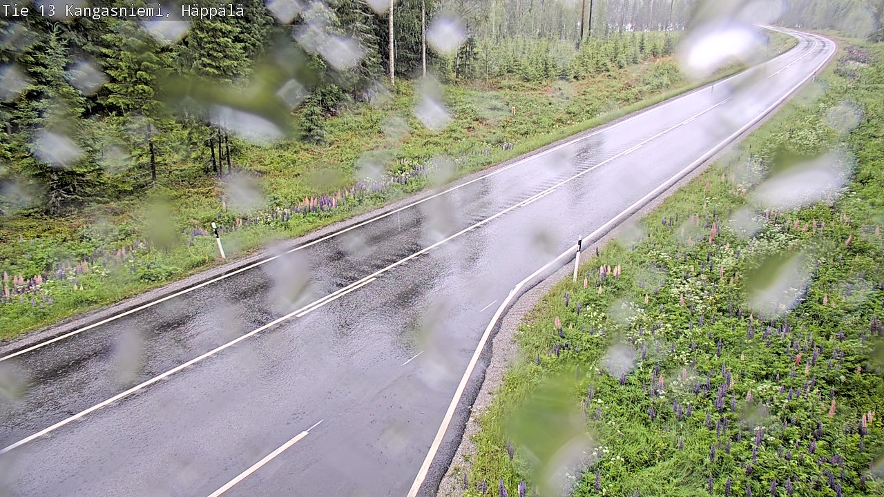 Weather Camera Image Väg 13 Kangasniemi, Häppälä, Kangasniemi, Etelä-Savo