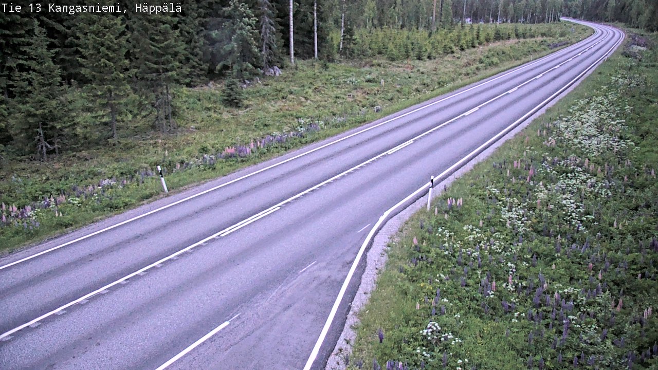 Kelikamerat Kuva Tie 13 Kangasniemi, Häppälä, Kangasniemi, Etelä-Savo