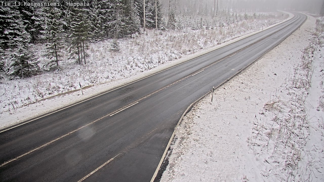 Weather Camera Image Väg 13 Kangasniemi, Häppälä, Kangasniemi, Etelä-Savo