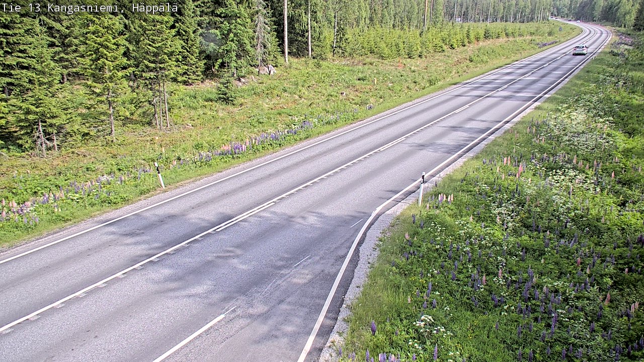 Kelikamerat Kuva Tie 13 Kangasniemi, Häppälä, Kangasniemi, Etelä-Savo