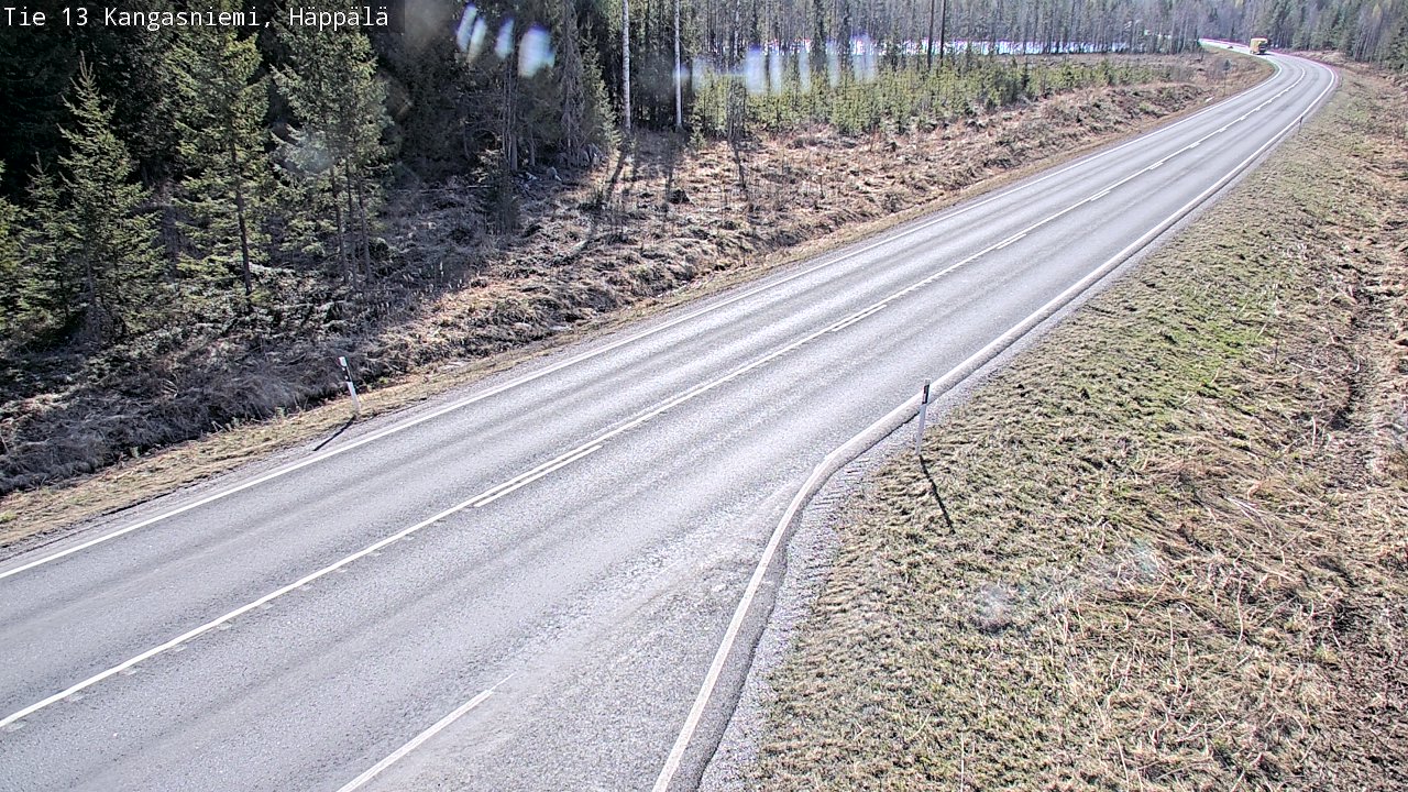 Weather Camera Image Road 13 Kangasniemi, Häppälä, Kangasniemi, Etelä-Savo