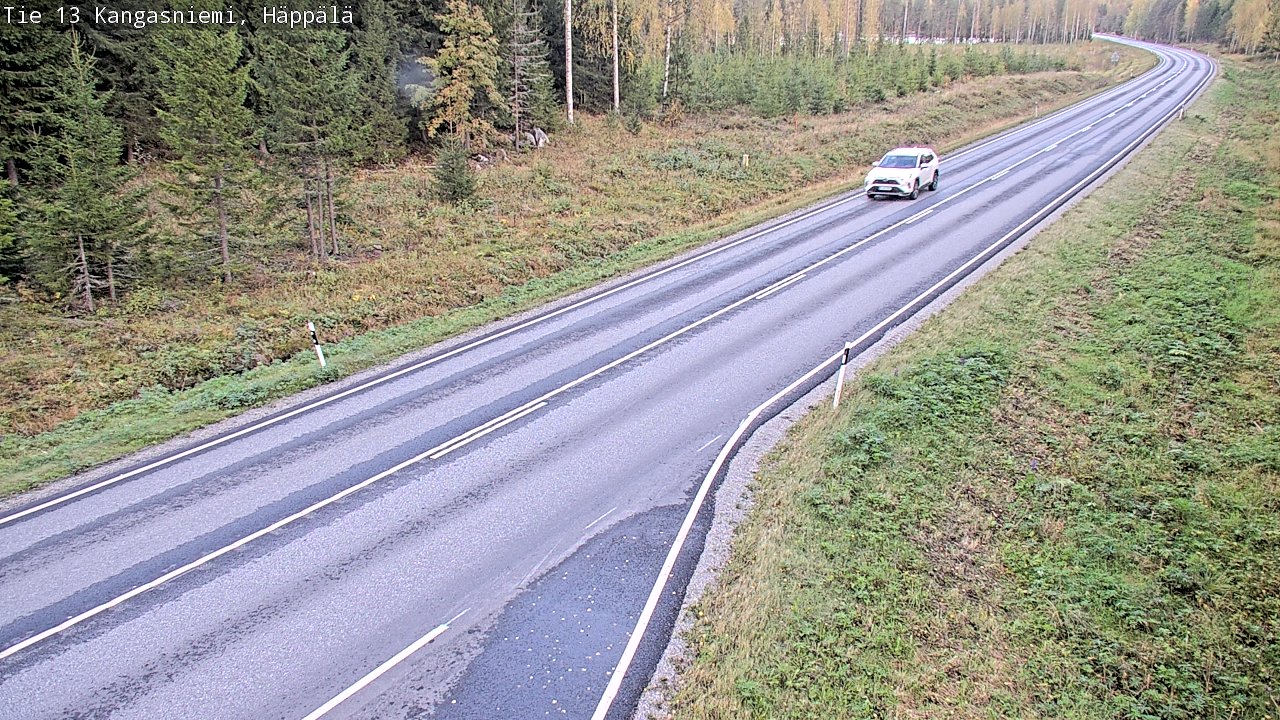 Weather Camera Image Road 13 Kangasniemi, Häppälä, Kangasniemi, Etelä-Savo