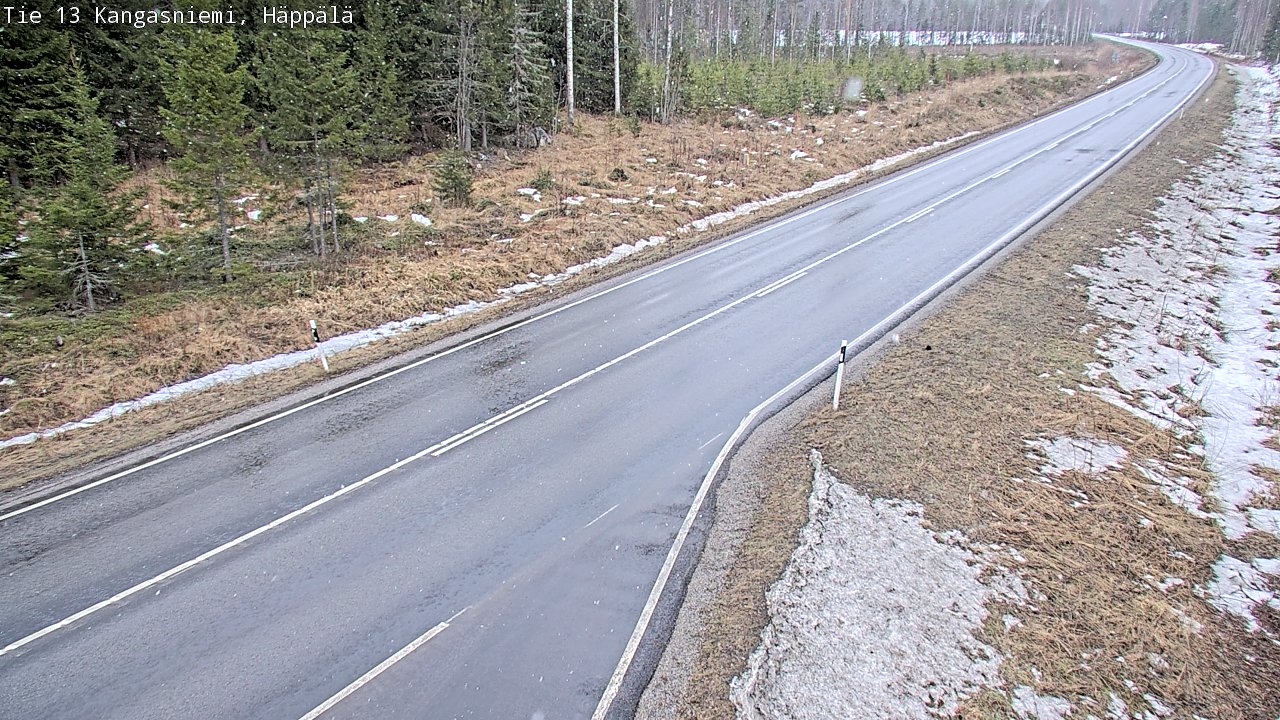 Weather Camera Image Road 13 Kangasniemi, Häppälä, Kangasniemi, Etelä-Savo