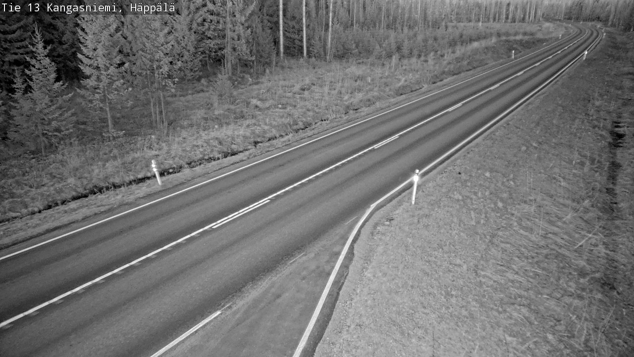 Weather Camera Image Väg 13 Kangasniemi, Häppälä, Kangasniemi, Etelä-Savo