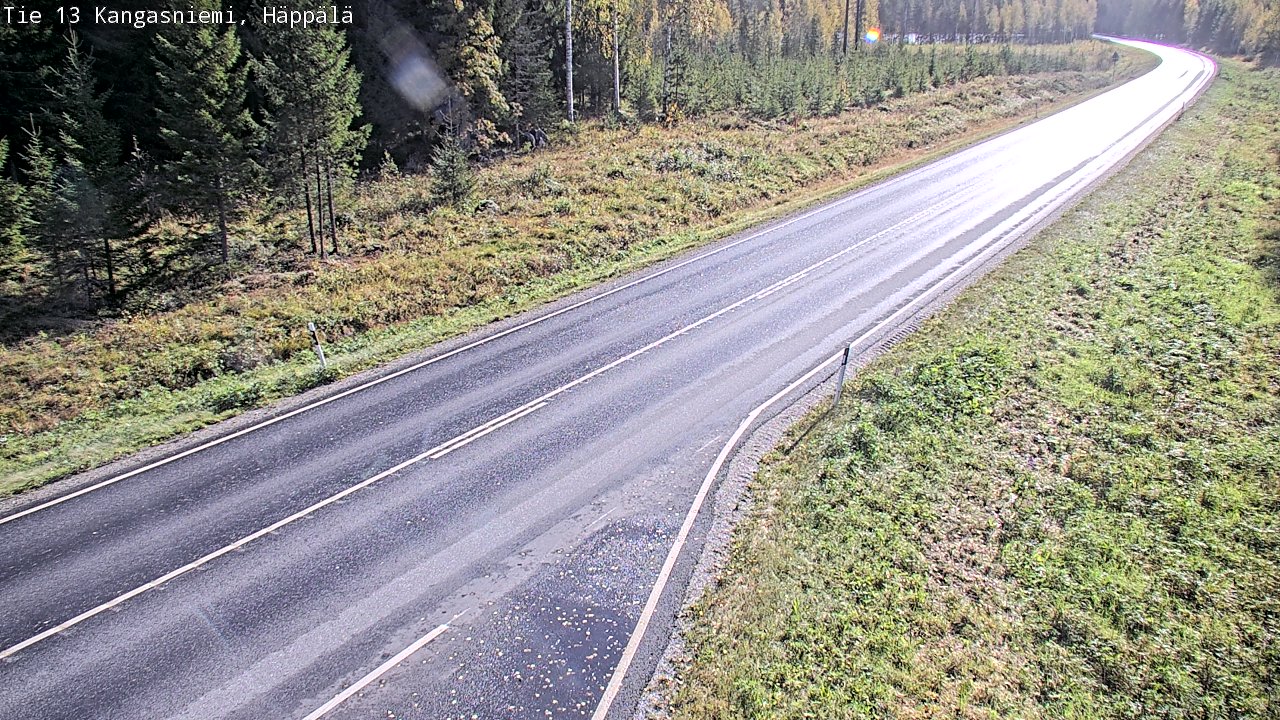 Kelikamerat Kuva Tie 13 Kangasniemi, Häppälä, Kangasniemi, Etelä-Savo