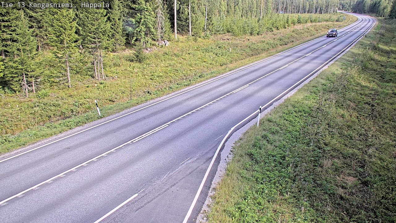 Weather Camera Image Road 13 Kangasniemi, Häppälä, Kangasniemi, Etelä-Savo
