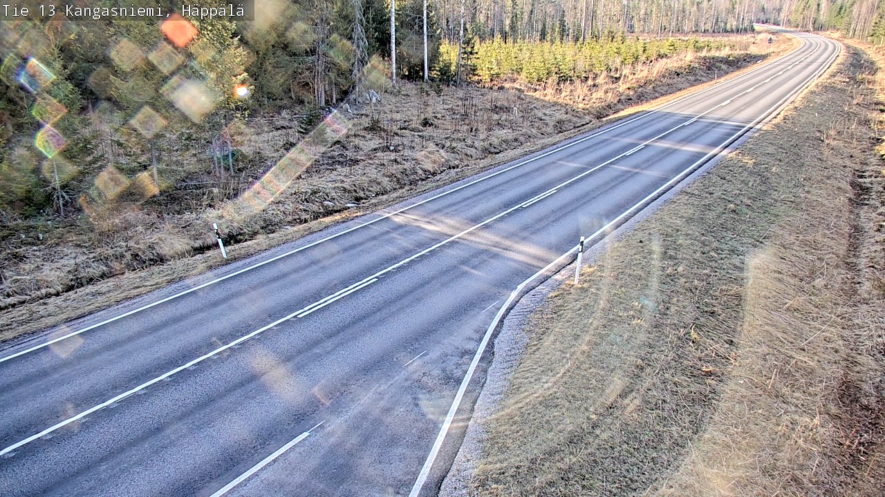 Weather Camera Image Väg 13 Kangasniemi, Häppälä, Kangasniemi, Etelä-Savo