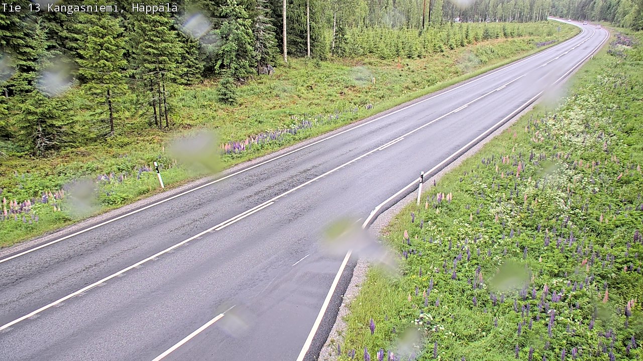 Weather Camera Image Road 13 Kangasniemi, Häppälä, Kangasniemi, Etelä-Savo