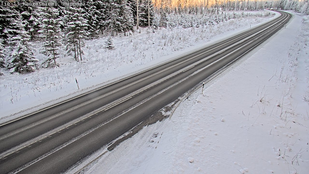 Weather Camera Image Väg 13 Kangasniemi, Häppälä, Kangasniemi, Etelä-Savo