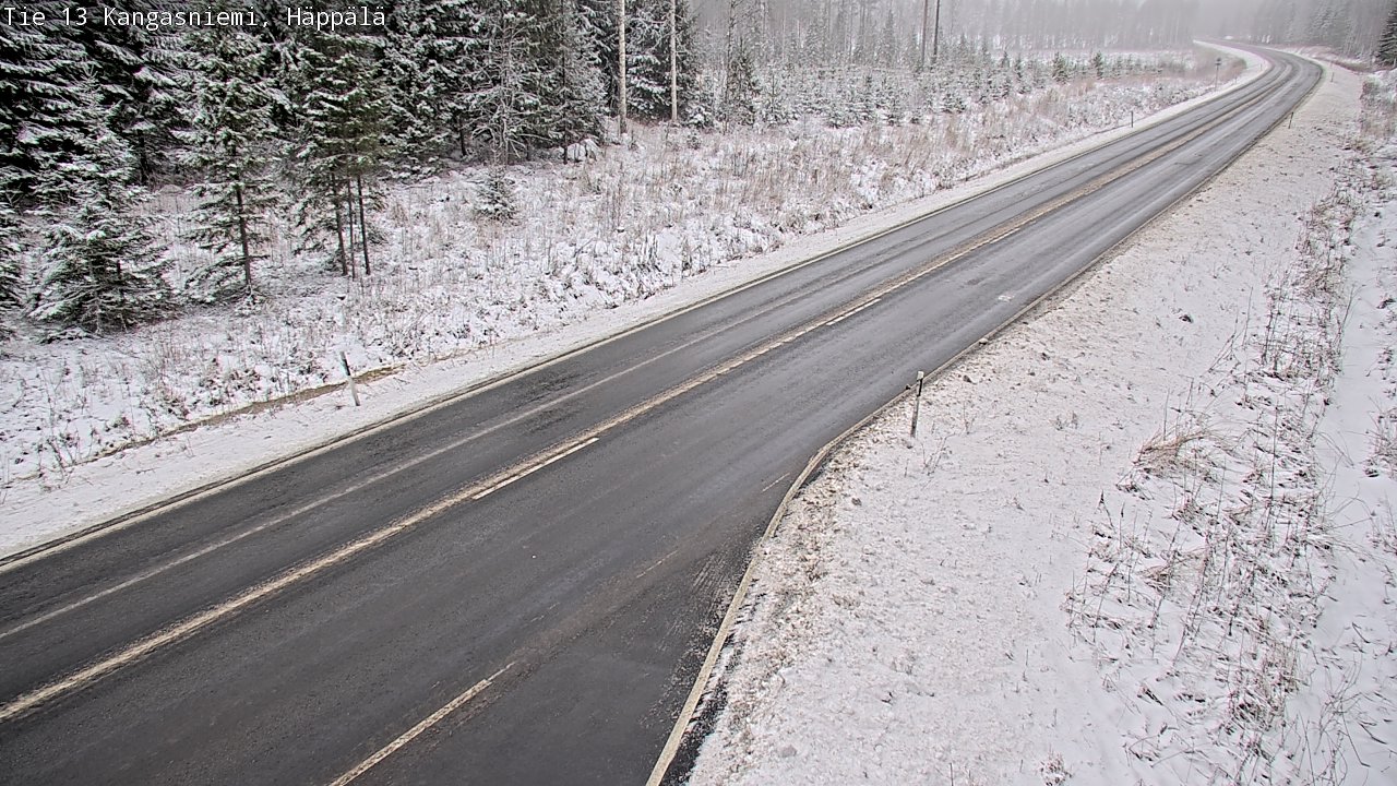 Weather Camera Image Väg 13 Kangasniemi, Häppälä, Kangasniemi, Etelä-Savo