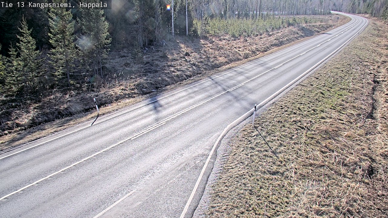 Weather Camera Image Väg 13 Kangasniemi, Häppälä, Kangasniemi, Etelä-Savo