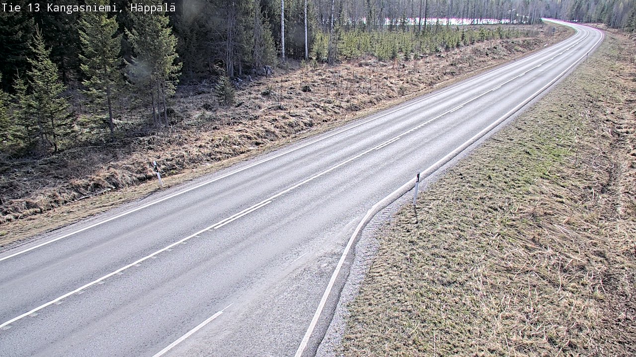 Weather Camera Image Road 13 Kangasniemi, Häppälä, Kangasniemi, Etelä-Savo