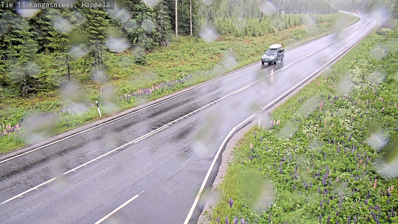 Weather Camera Image Väg 13 Kangasniemi, Häppälä, Kangasniemi, Etelä-Savo